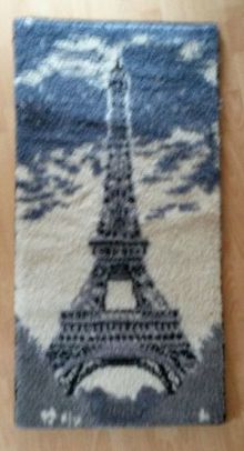 Knpfteppich /-wandbehang Eiffelturm