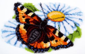 Knüpfteppich Schmetterling